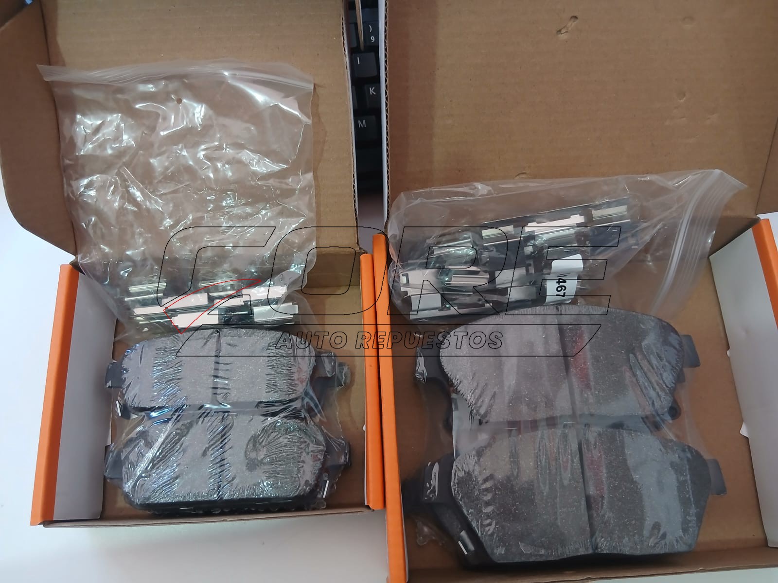 Juego de pastillas de freno D1467 x4 ruedas delanteras y posteriores para Chevrolet Orlando
